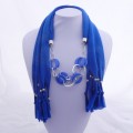  992053 Blue Jewelery Scarf 