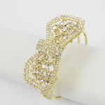 594061 Crystal Bangle in  Gold