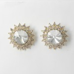 512400-201 Clear Crystal Earring in Gold