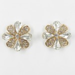 512354-201Crystal Earring in Gold