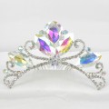 616040 Clear Crystal in Silver Hair Comb