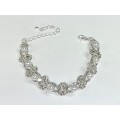 593195 Silver Bracelet & Pearls