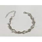 593192 Silver Bracelet & Pearls
