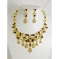 511115-208 Topaz Necklace in Gold