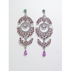 512273-105 Purple Earring in Silver