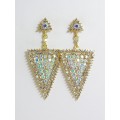 512278 Clear Gold AB Earring