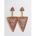 512278-209  Pink Earring in Gold
