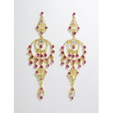 512279-209  Pink Earring in Gold