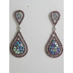 512293-116  Purple Earring in Silver
