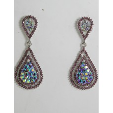 512293-116  Purple Earring in Silver